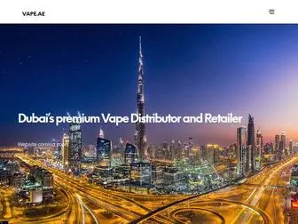 Vape.ae(Dubai's premium Vape Distributor and Retailer) Screenshot