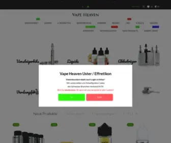 Vape.ch(Dein Onlineshop für E) Screenshot