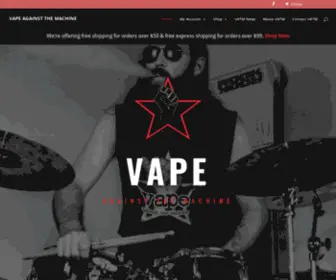 Vapeagainstthemachine.com.au(Vape Against The Machine) Screenshot