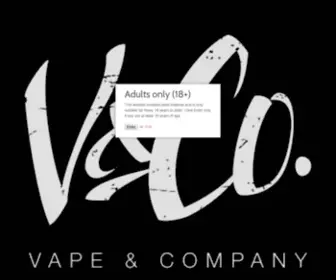 Vapeandco.com(Vape & Co) Screenshot