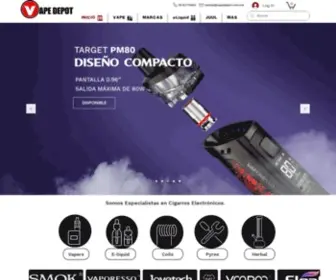 Vapedepot.com.mx(Cigarro Electronico) Screenshot