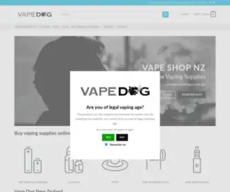 Vapedog.co.nz(Online Vaping Supplies New Zealand (Loyalty Savings)) Screenshot