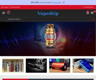 Vapedtip.com(The Whole Network Of Vape Promotion Stores) Screenshot