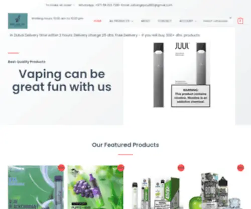 Vapefastuae.com(VAPE FAST UAE) Screenshot