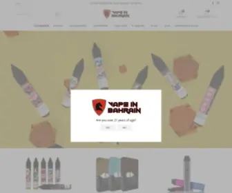 Vapeinbahrain.com(BhVapers is The First vape shop for Bahrain & Saudi Arabia (KSA)) Screenshot