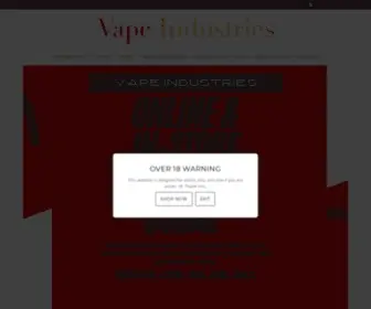 Vapeindustries.com.au(Vape Industries) Screenshot