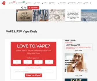 Vapelips.com(VAPE LIPS®) Screenshot