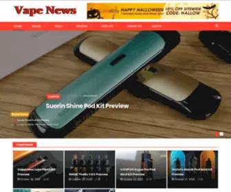 Vapenews.be(Vape News) Screenshot