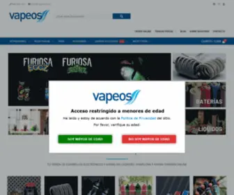 Vapeos.com(Tiendas Vapeo y Cigarrillos Electrónicos) Screenshot