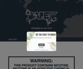 Vapepkwy.com(Vape Pkwy) Screenshot