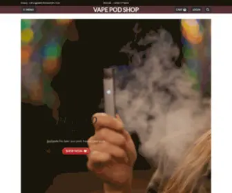 Vapepodshop.com(VAPE POD SHOP) Screenshot