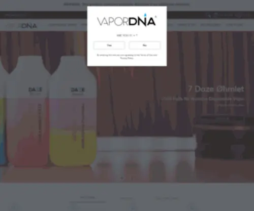 Vaperdna.com(Vape Shop Online) Screenshot