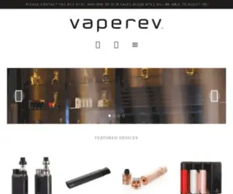 Vaperev.com(Vaping, Electronic Cigarettes, E-Juice) Screenshot