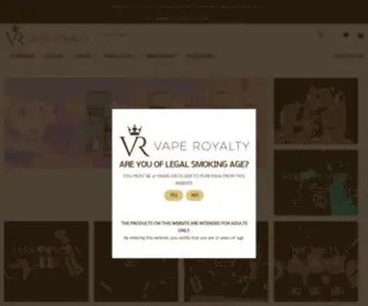 Vaperoyalty.com(Vape Royalty Offers HCigar Mods) Screenshot