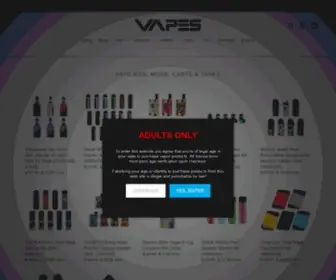 Vapes.com(VAPES E) Screenshot