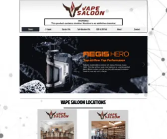 Vapesaloon.net(The Vape Saloon) Screenshot