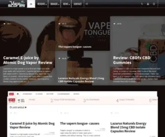 Vapescores.com(Vape Scores Vaping & E) Screenshot