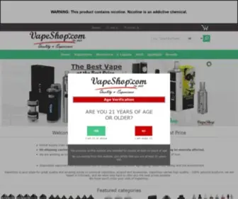 Vapeshop.com(Best VapeShop) Screenshot