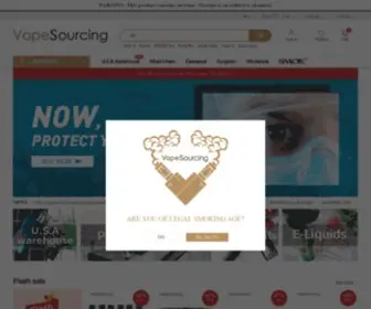 Vapesourcing.com(Vape shop online) Screenshot