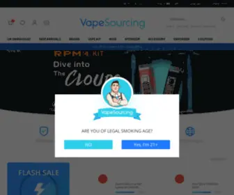 Vapesourcing.uk(Online Vape Shop UK) Screenshot