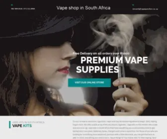 Vapesupplies.co.za(Vape Shop in South Africa) Screenshot