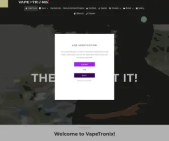 Vapetronix.co.za(VapeTronix) Screenshot