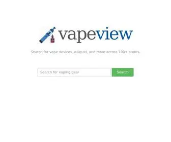 Vapeview.co(Find vaping devices) Screenshot