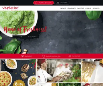 Vapiano.lu(Home of Freshness) Screenshot