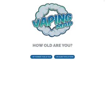 Vaping-Mad.co.za(Vaping Mad) Screenshot