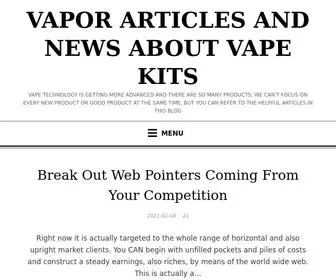 Vapingdop.com(Vape technology) Screenshot