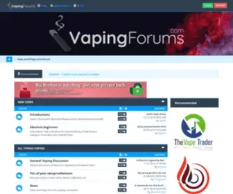 Vapingforums.com(Vape and E) Screenshot