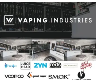 Vapingindustries.com(Vaping Industries LLC) Screenshot