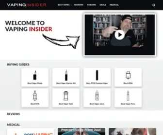 Vapinginsider.com(An overview of the best vape pens for wax) Screenshot