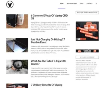 Vapingjunkie.com(Vaping Junkie) Screenshot