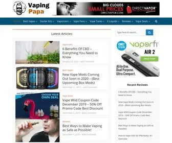 Vapingpapa.com(Vaping Papa) Screenshot