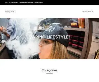 Vapingport.com(Vaping Port) Screenshot