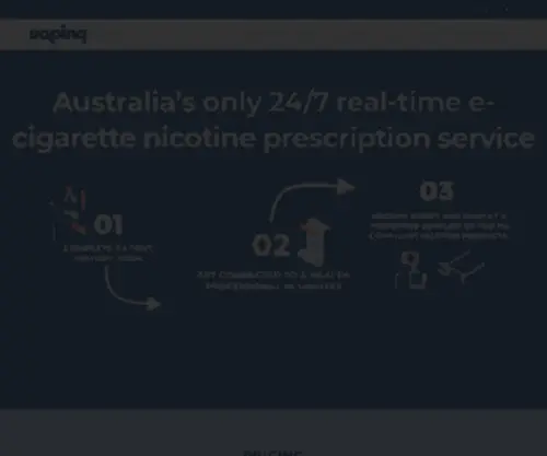 Vapingscripts.com.au(Vaping scripts) Screenshot