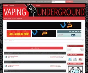 Vapingunderground.com(Vaping Underground Forums) Screenshot