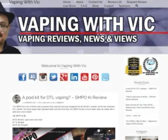 Vapingwithvic.co.uk(Vaping With Vic) Screenshot