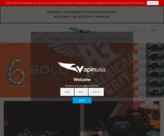 Vapinusa.com(Online Vape Shop) Screenshot