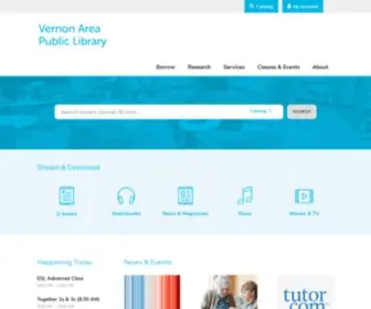 Vapld.info(Vernon Area Public Library) Screenshot