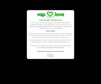 Vaplove.es(TIENDA DE VAPEO ONLINE) Screenshot