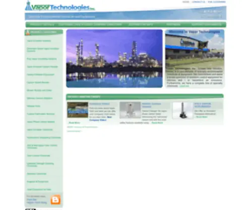 Vapor-Tech.net(Vapor Technologies Inc) Screenshot