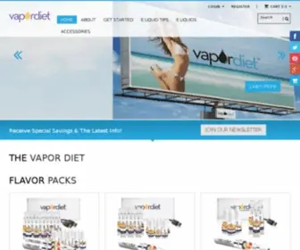 Vapordiet.com(Shop for over 300) Screenshot