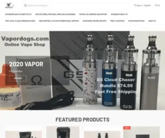 Vapordogs.com(Best CBD Oils) Screenshot