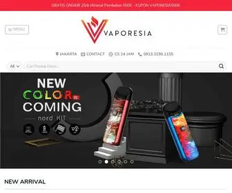 Vaporesia.com(Distributor Vape Vapor & Ejuice Liquid Murah Di Indonesia) Screenshot