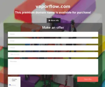 Vaporflow.com(ELECTRONIC CIGARETTE) Screenshot