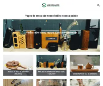 Vaporizadordeervas.com(Dicas sobre os diferentes tipos de vapes de ervas) Screenshot