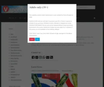 Vaporize.co.za(vaporize) Screenshot
