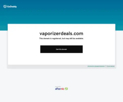 Vaporizerdeals.com(Forsale Lander) Screenshot